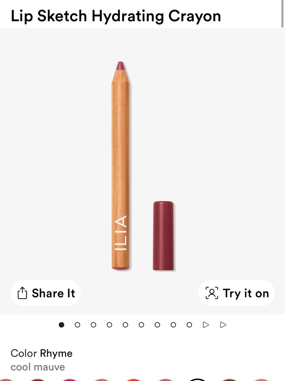 ILLIA lip liner rich Berry